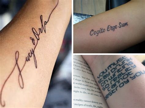 scritta tatuaggio braccio|Tatuaggi scritte: 100+ idee da copiare con foto e。